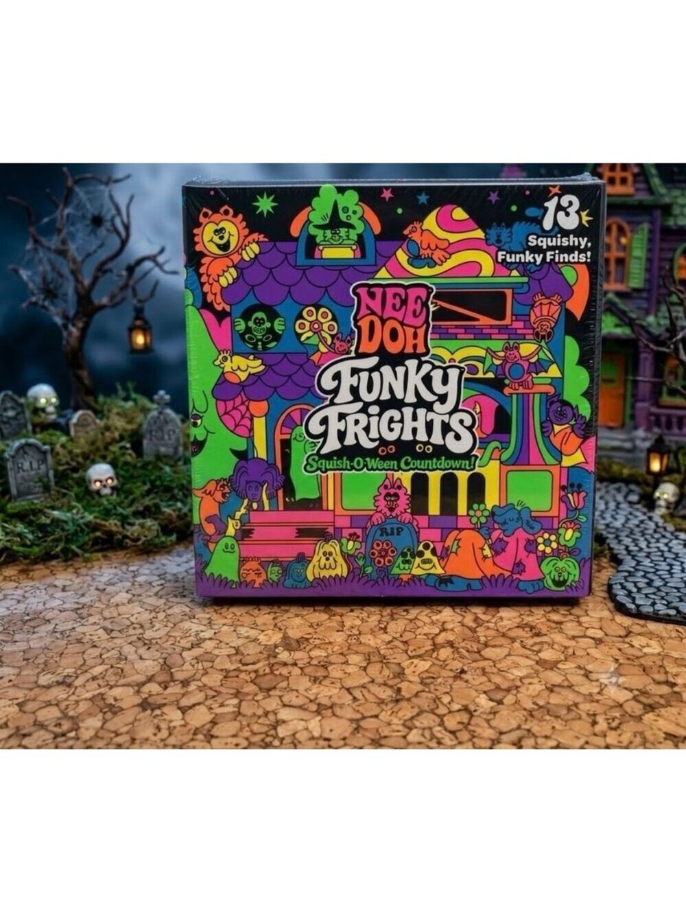 NeeDoh Funky Frights Squish-O-Ween Countdown Halloween Advent Calendar New